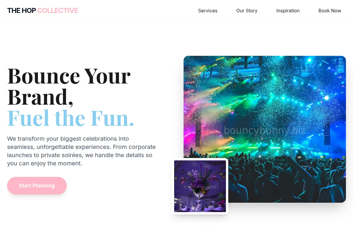 Bouncy Event Planning